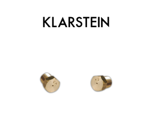 Dysze Klarstein Goldflame Domino - gaz ziemny
