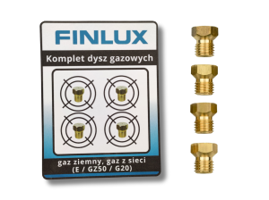 Dysze Finlux FC-550 - gaz ziemny