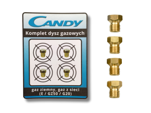 Dysze Candy CHW6LBX - gaz ziemny