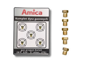 Dysze Amica PGCA - 5 palników - propan-butan