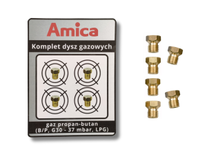 Dysze Amica PGCB6101 z palnikiem WOK - propan-butan