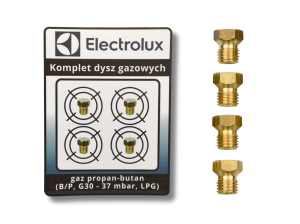 Dysze Electrolux EGT16342NX - propan-butan