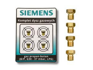 Dysze Siemens EW25560EU - gaz ziemny