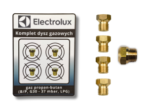 Dysze Electrolux EKG5003 / EKG5005 - propan-butan