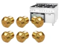 Komplet 6 dysz do kuchni gastronomicznej Stalgast